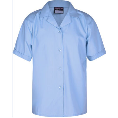 Short Sleeve Revere Blouse Thumbnail